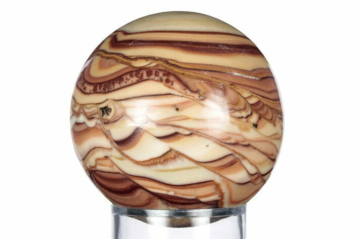 Polished Rolling Hills Dolomite Sphere - Mexico #341956